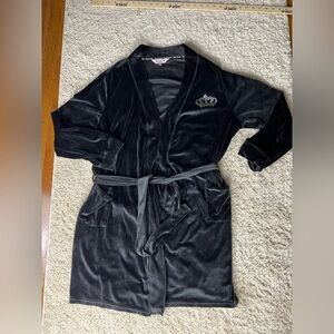 Large/ XL Juicy Couture Y2K Black Robe